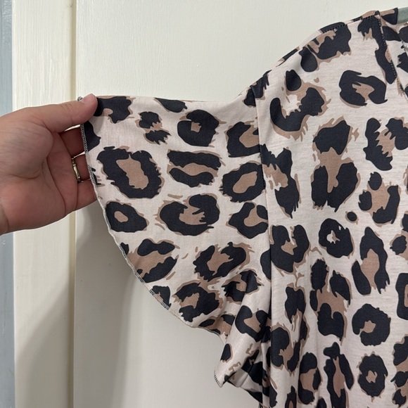 Southern Stitch XXL cheetah and colorful stripe with pockets - Picture 6 of 12